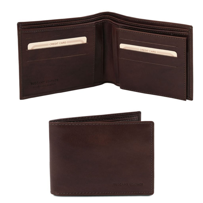 Exclusive 3 Fold Leather Wallet For Men (Tl140817)