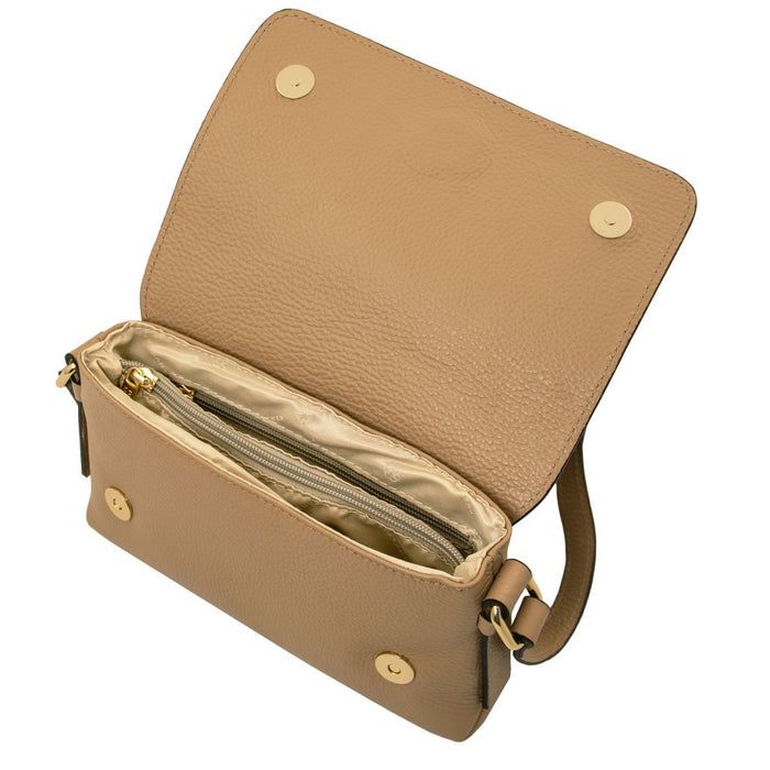 Biscuit - Soft leather shoulder bag