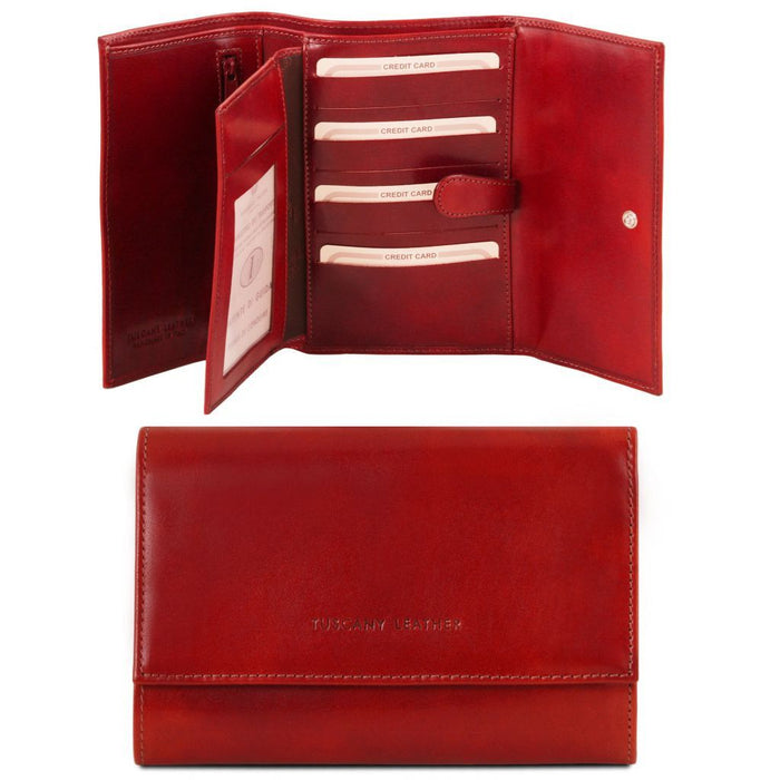 Exclusive 4 Fold Leather Wallet For Women (TL140796)