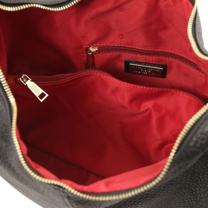 Plenia - Leather shopping bag
