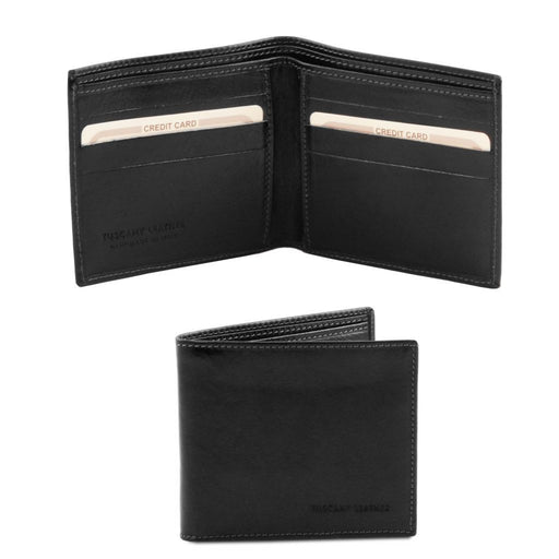 Exclusive 2 Fold Leather Wallet For Men (Tl140797)