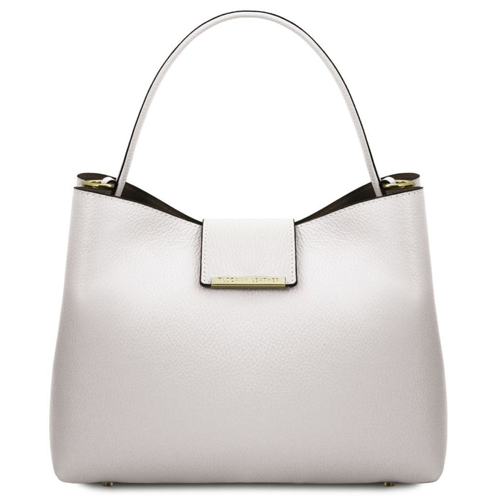 Clio - Leather secchiello bag