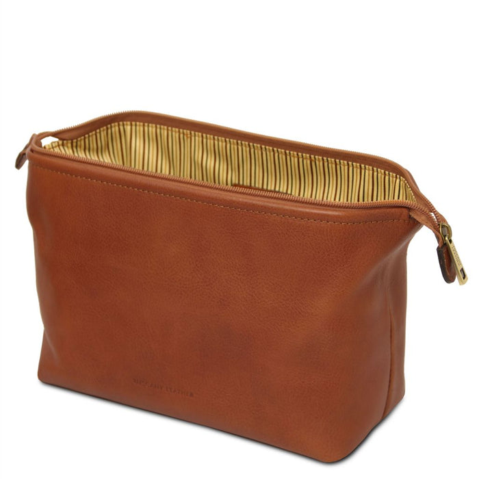 Smarty - Leather Toiletry Bag - Large Size (TL141219)
