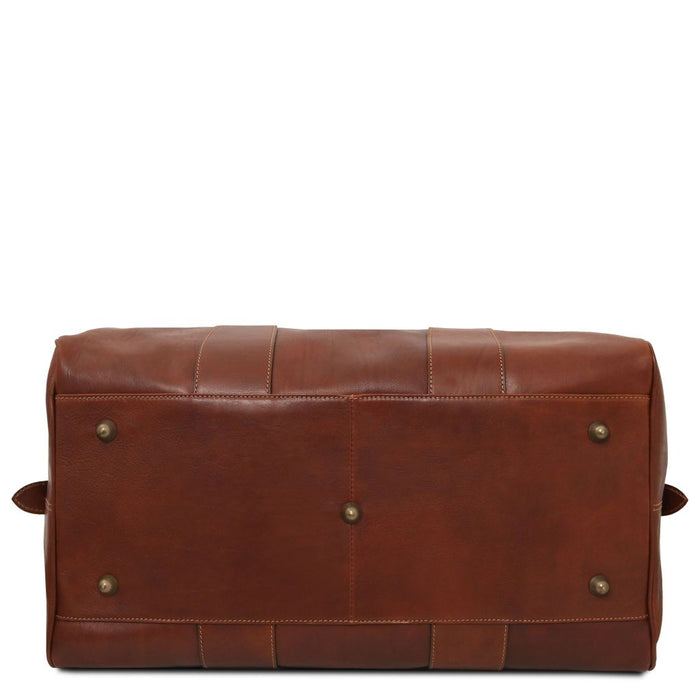 TL Voyager - Travel Leather Duffle Bag - Large Size (TL141794)