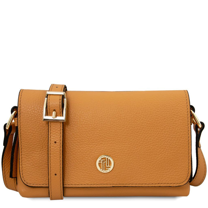 Biscuit - Soft leather shoulder bag