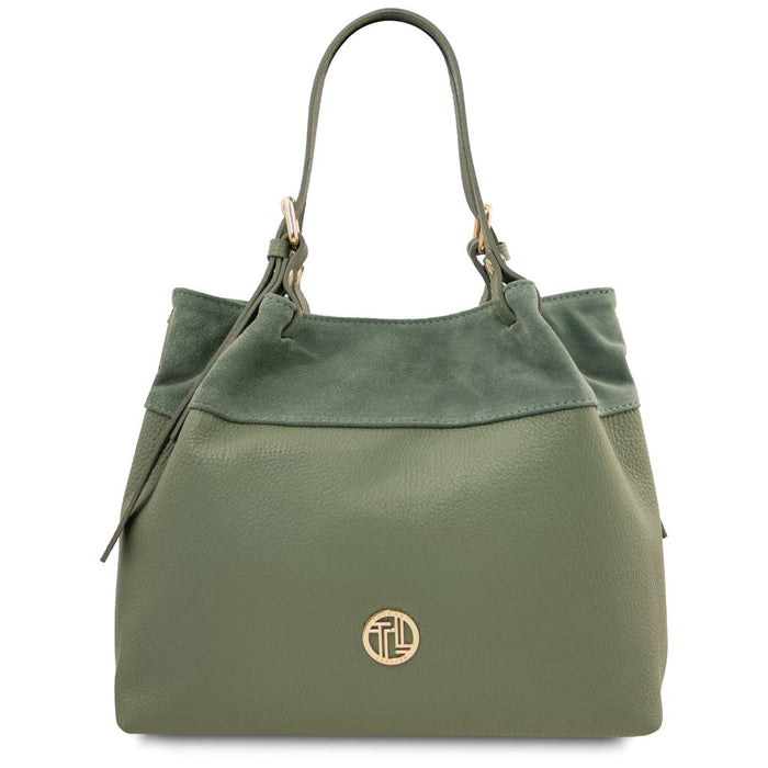 Diade - Soft leather shopping bag (TL142587)