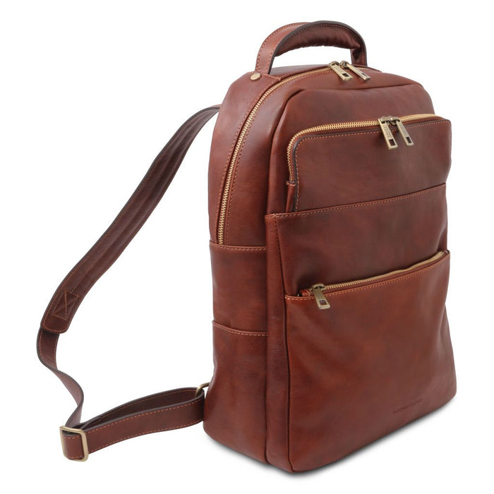 Melbourne - Leather Laptop Backpack (TL142205)
