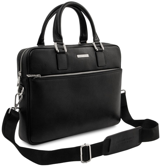 Ferrara - Leather laptop briefcase (TL142548)