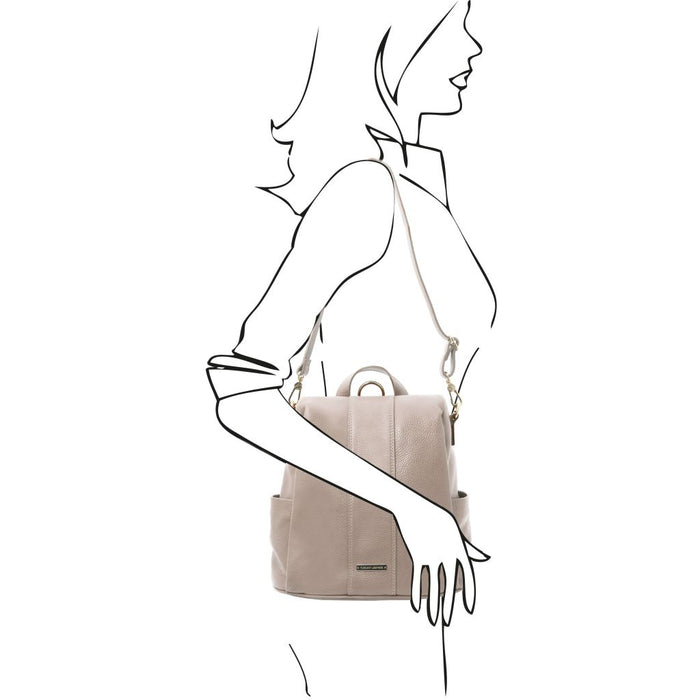 Tl Bag - Soft Leather Backpack (Tl142138)