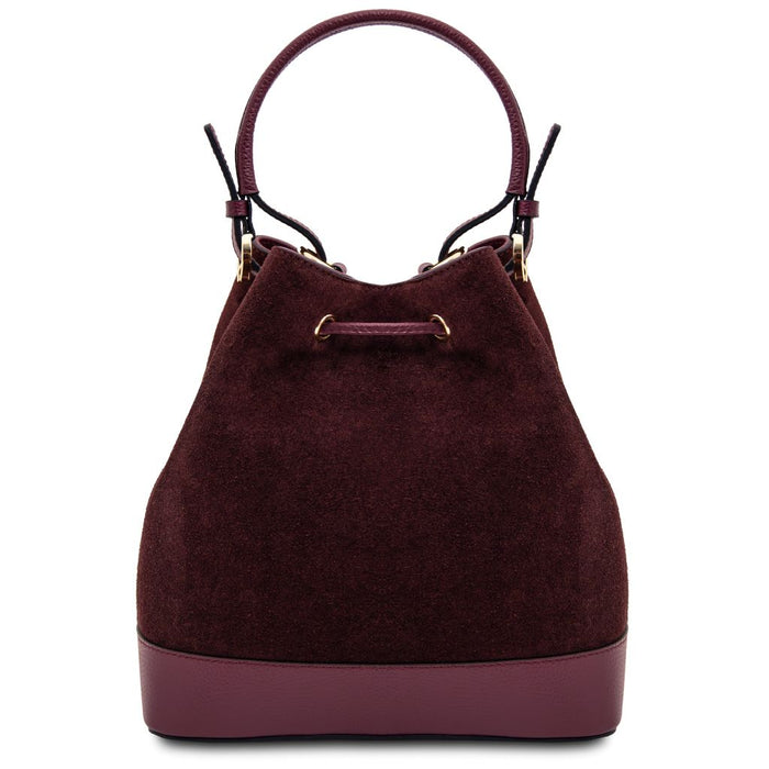 Minerva - Leather Bucket Bag (TL142476)