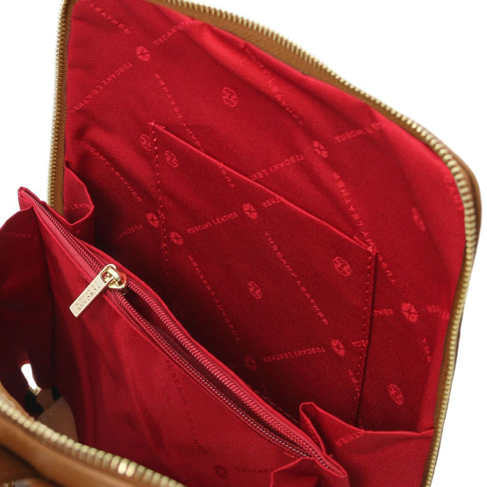 TL Bag - Small leather backpack for women (TL142092)
