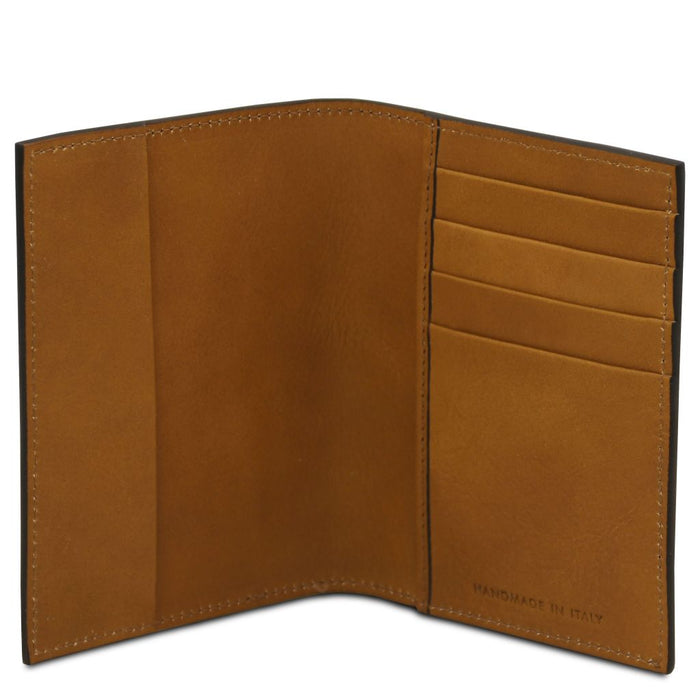 Leather passport cover (TL142605)