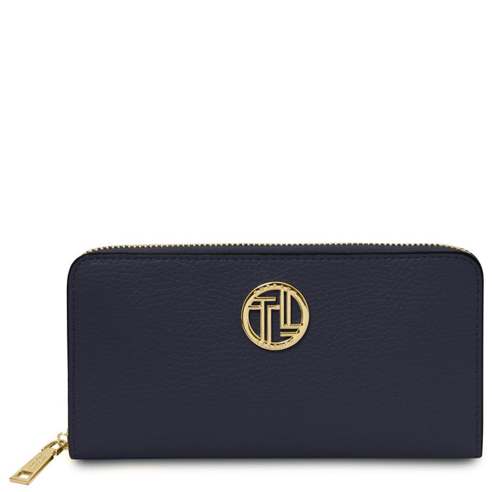 Financier - Exclusive Zip Around Leather Wallet (TL142485)