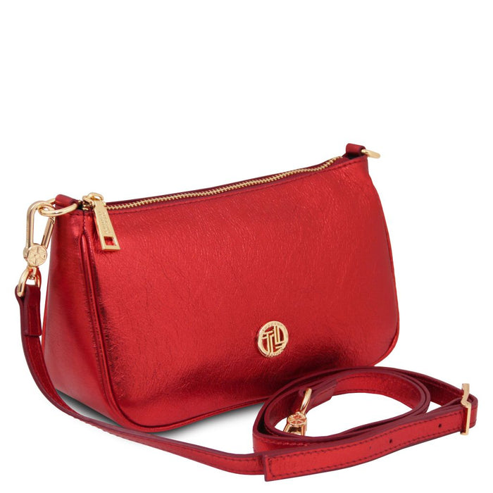 Parfait - Metallic Leather Clutch (TL142543)