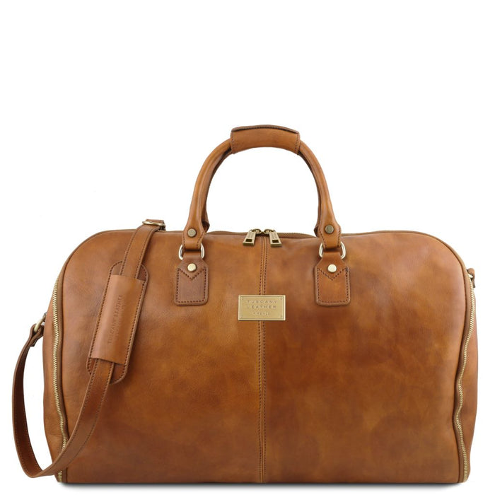 Antigua - Travel Leather Duffle/Garment Bag (TL142341)