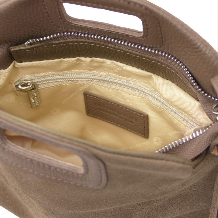 Nomade - Suede Leather Fringe Clutch (TL142496)