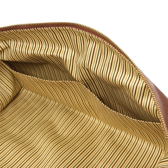 TL Voyager - Travel Leather Duffle Bag - Large Size (TL141794)