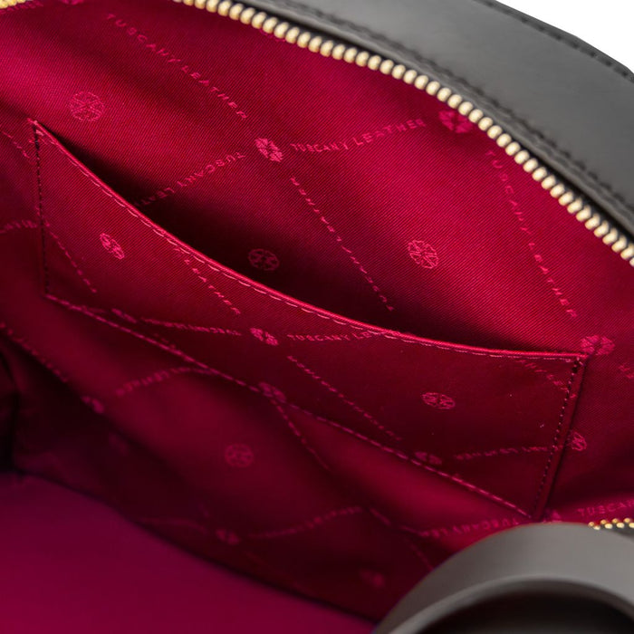 Dedalo - Woven printed leather backpack (TL142576)
