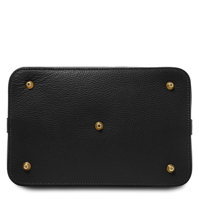 Minerva - Leather Bucket Bag (TL142476)