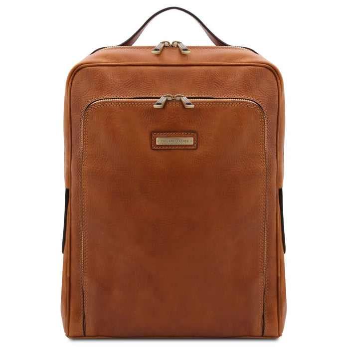 Bangkok - Leather Laptop Backpack (TL141793)