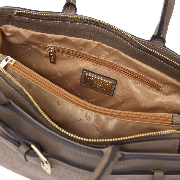 Tenace - Suede Leather Handbag (TL142525)