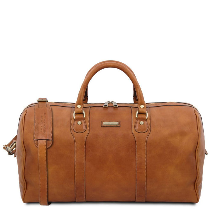Oslo - Leather Travel Duffle Bag - Weekender Bag (TL141913)