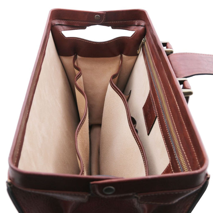 Canova - Leather Doctor Bag Briefcase 3 Compartments (TL142352)
