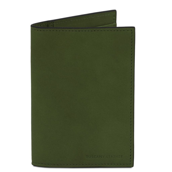 Leather passport cover (TL142605)