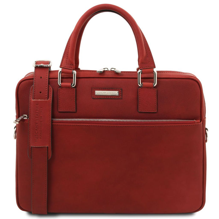 Ferrara - Leather laptop briefcase (TL142620)