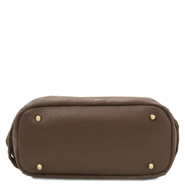 Nomade - Suede Leather Fringe Shoulder Bag (TL142512)