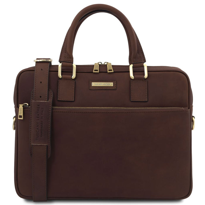 Ferrara - Leather laptop briefcase (TL142620)