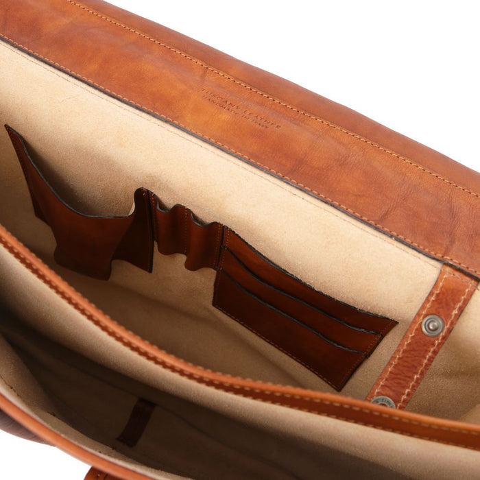 Ancona - Leather Messenger Bag (TL142073)