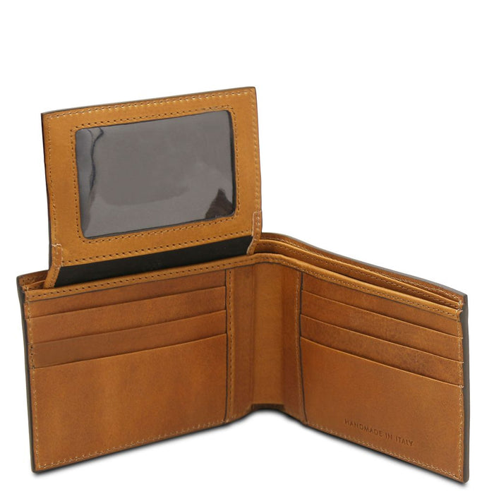 Exclusive 3 fold leather wallet for men (TL142589)