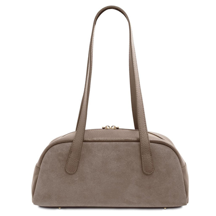 Eclaire - Suede Leather Shoulder Bag (TL142516)