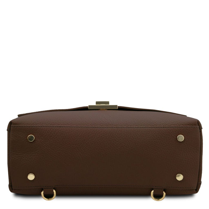 Silene - Leather Convertible Backpack Handbag (TL142152)