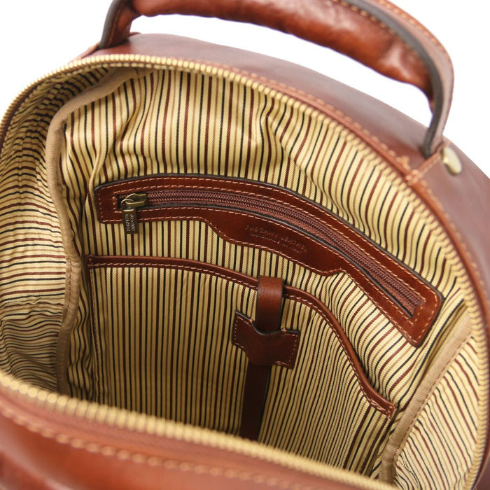 Melbourne - Leather Laptop Backpack (TL142205)