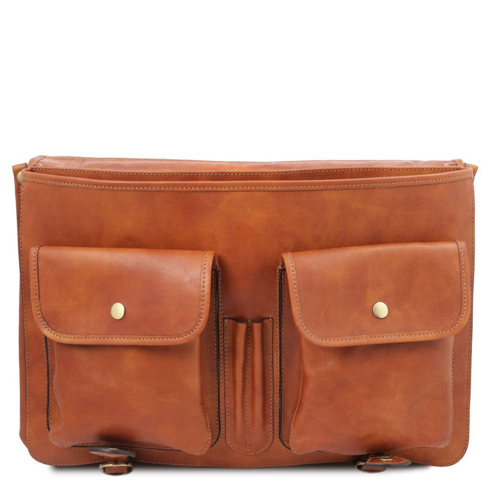 Ancona - Leather Messenger Bag (TL142073)