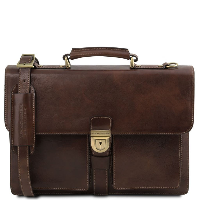 Assisi - Leather Briefcase 3 Compartments (TL141825)