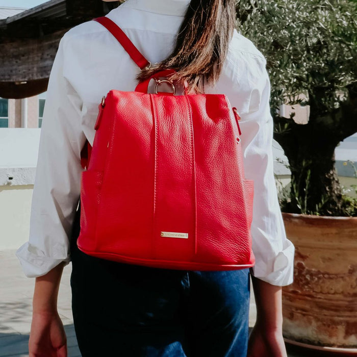 Tl Bag - Soft Leather Backpack (Tl142138)