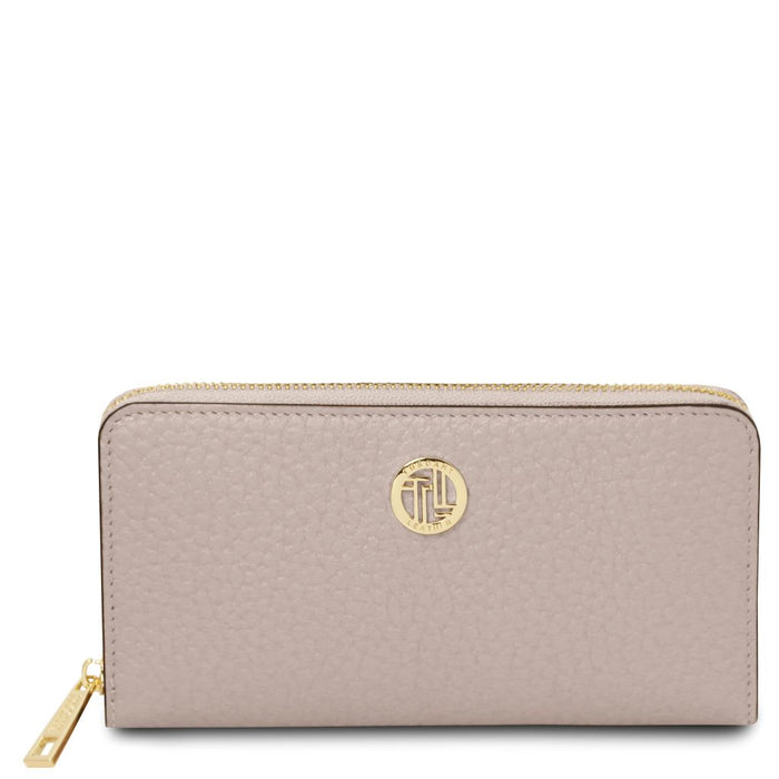 Financier - Exclusive Zip Around Leather Wallet (TL142485)