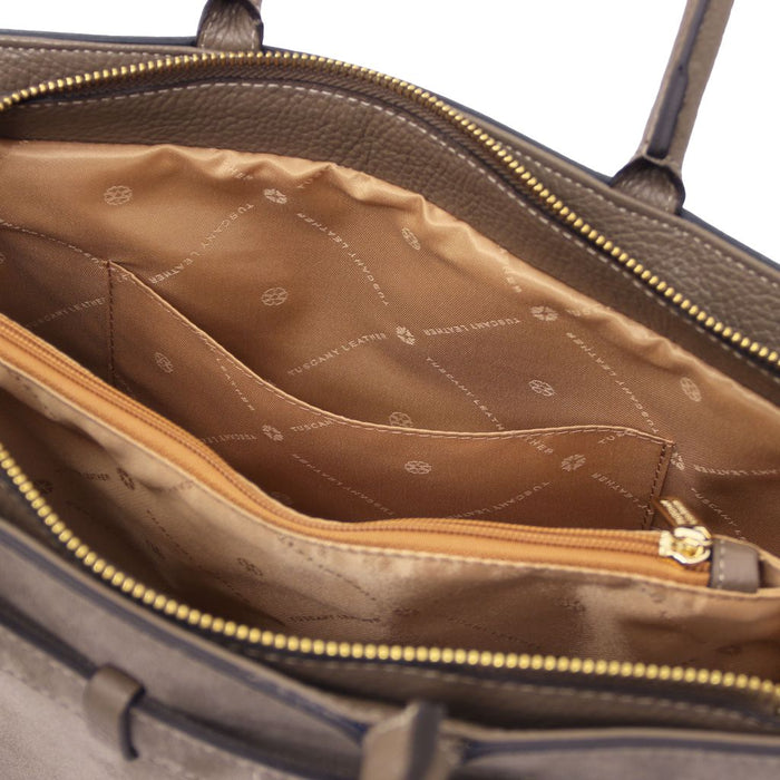 Tenace - Suede Leather Handbag (TL142525)