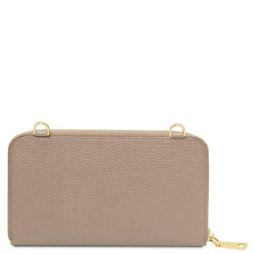 Urania - Leather Wallet/Phone Holder With Strap (TL142433)