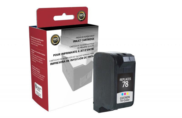 CIG Remanufactured Tri-Color Ink Cartridge for HP C6578DN (HP 78)