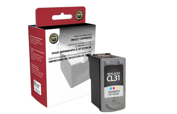 Remanufactured Color Ink Cartridge for Canon CL-31
