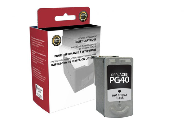 Remanufactured Black Ink Cartridge for Canon PG-40