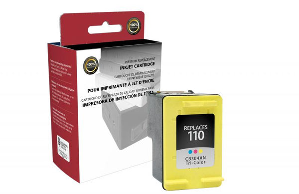 CIG Remanufactured Tri-Color Ink Cartridge for HP CB304AN (HP 110)