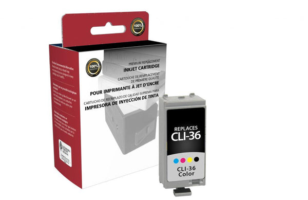 Remanufactured Color Ink Cartridge for Canon CLI-36