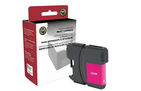 CIG Remanufactured High Yield Magenta Ink Cartridge for Brother LC65