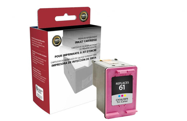 Remanufactured Tri-Color Ink Cartridge for HP CH562WN (HP 61)