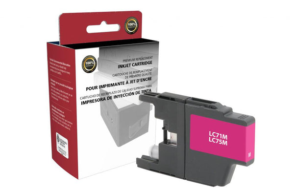Non-OEM (Compatible) New High Yield Magenta Ink Cartridge for Brother LC71/LC75